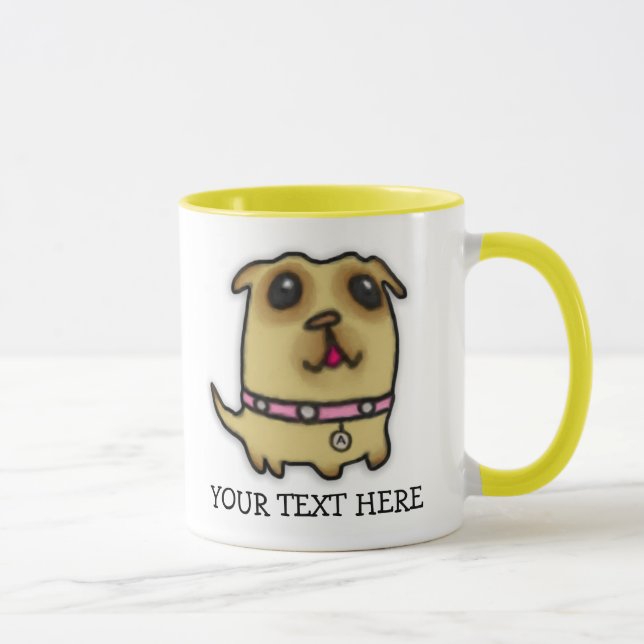 Pug Puppy Mug (Right)
