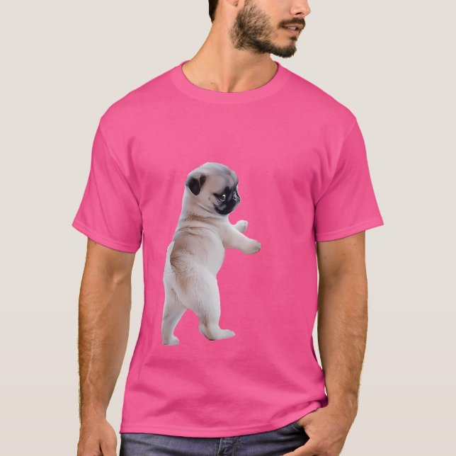 Pug Puppy T-Shirt (Front)