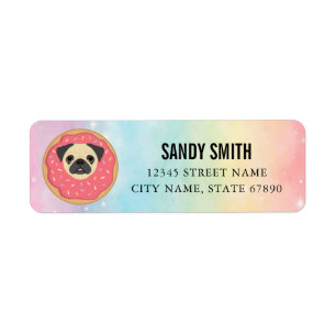 Pug Return Address Labels