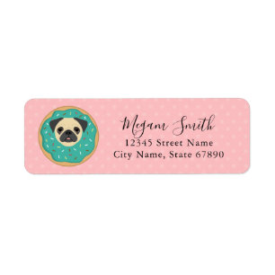 Pug Return Address Labels
