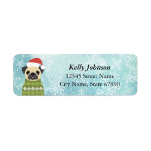 Pug Return Address Labels