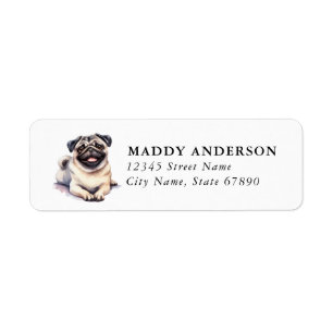 Pug Return Address Labels