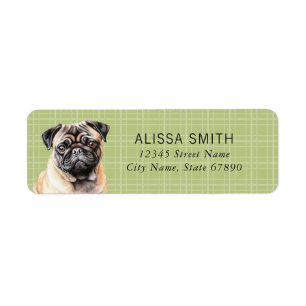 Pug Return Address Labels