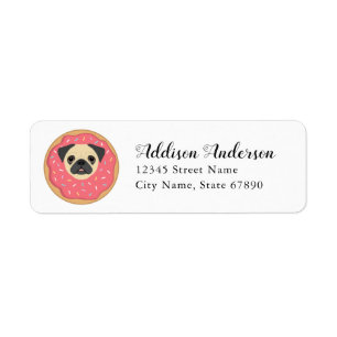 Pug Return Address Labels