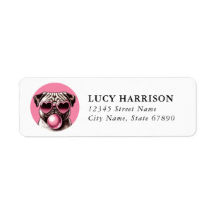 Pug Return Address Labels