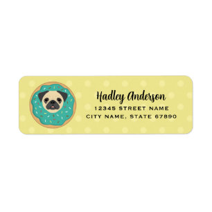 Pug Return Address Labels