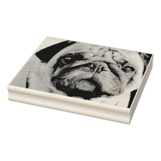 Pug Rubber Stamp (Stamp)