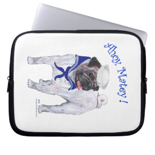 Pug Sailor Laptop Sleeve