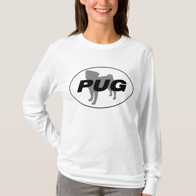 Pug Silhouette Shirt (Front)