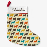 Pug Silhouettes | Dogs Patterned Custom