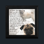 Pug  Sister Poem Gift Box<br><div class="desc">A great gift for a pug loving sister</div>
