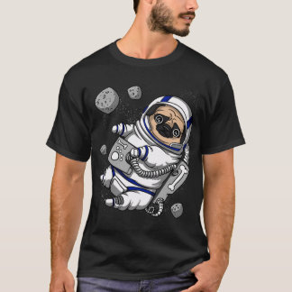 Pug Space Astronaut T-Shirt