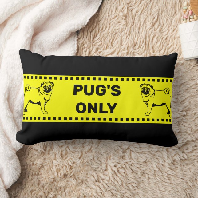 Pug special quote lumbar cushion (Blanket)