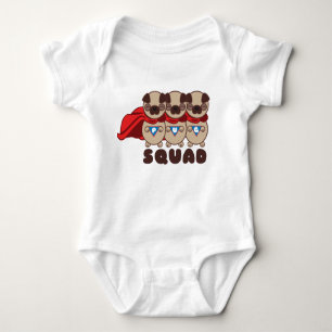 Pug Squad Pugs To The Rescue Infant Tee Bodysuit