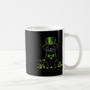 Pug St Patricks Day Cute Pug Leprechaun Hat Shamro Coffee Mug
