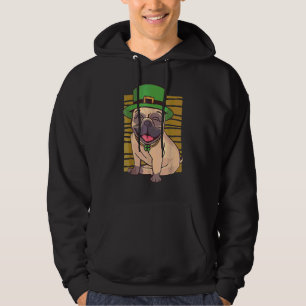 Pug St Patricks Day Irish Green Saint Patrick Luck Hoodie
