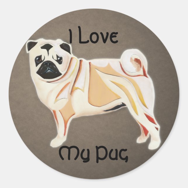 Pug Stickers (Front)