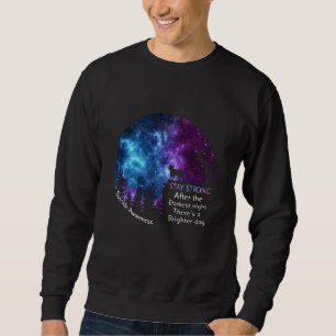 Pug Suicide Awareness After The Darkest Pug Lovers Sweatshirt