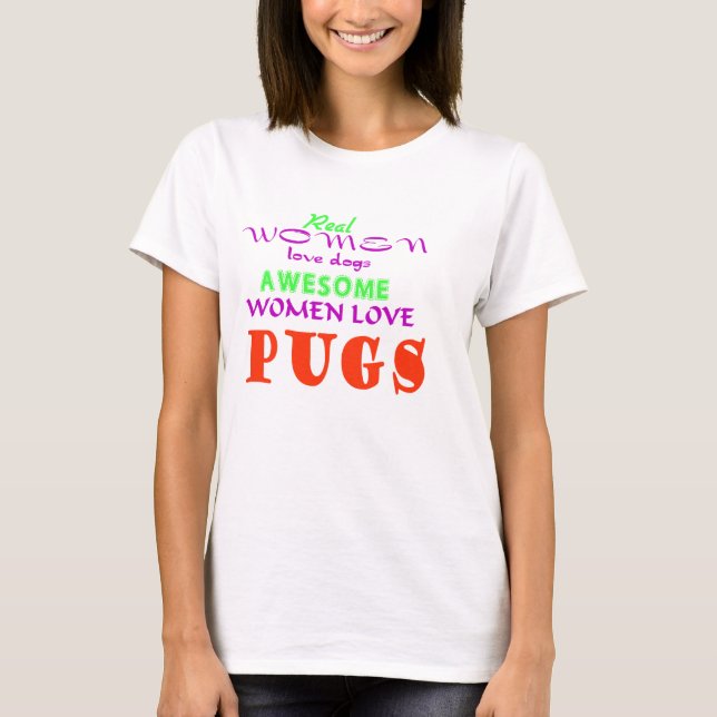pug t shirt (Front)