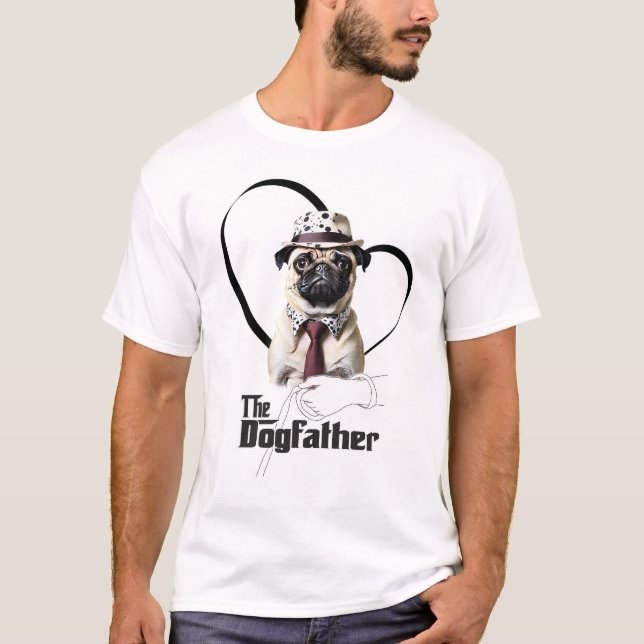 Pug T - The Dogfather T-Shirt (Front)