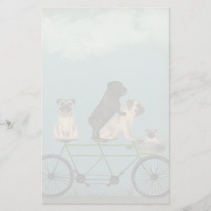 Pug Tandem Stationery