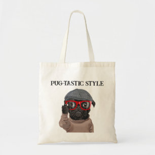 Pug-tastic Style Tote Bag