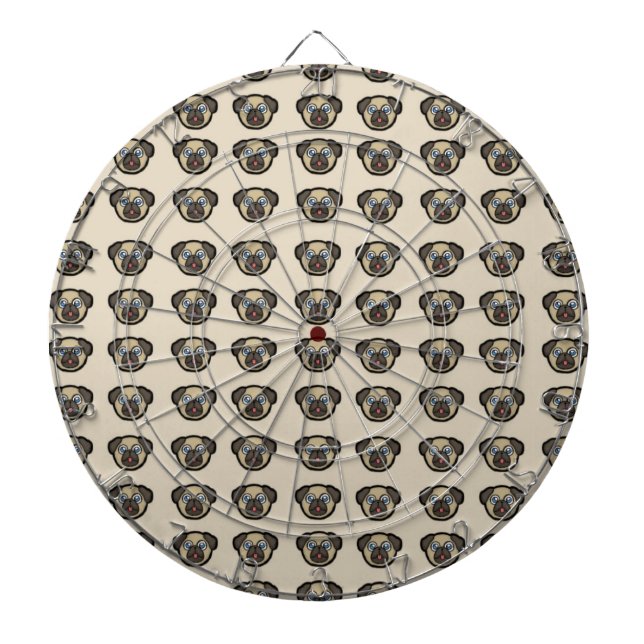 pug tile bg dartboard (Front)