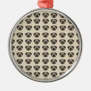 pug tile bg metal tree decoration