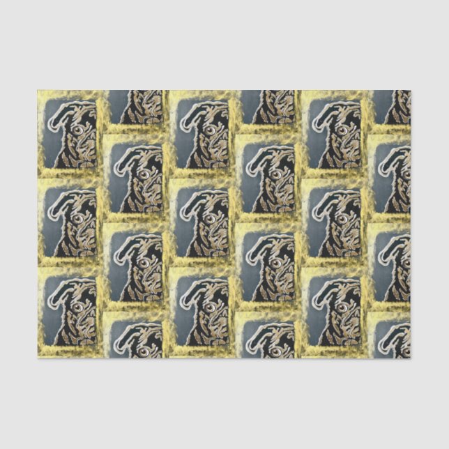 Pug Tissue  Paper (Front)