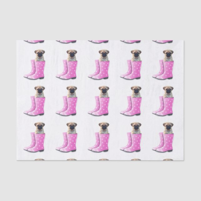 Pug Tissue Paper (Front)