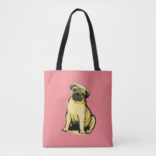 Pug Tote Bag