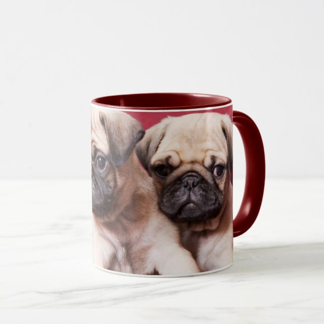 Pug Triplets Mug (Front Right)