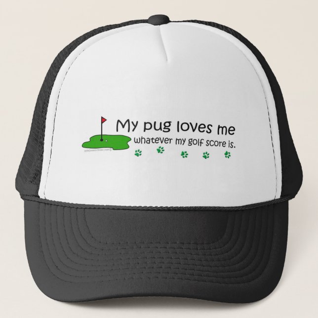 Pug Trucker Hat (Front)