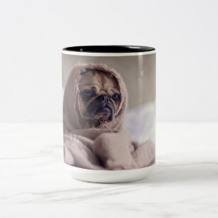 Pug Two-Tone Coffee Mug