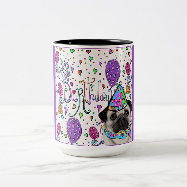 PUG Two-Tone COFFEE MUG (Center)
