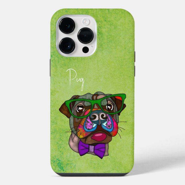 Pug Ugly Face Case-Mate iPhone Case (Back)