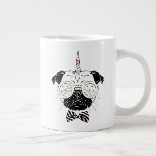 Pug Unicorn   Be Unique Large Coffee Mug