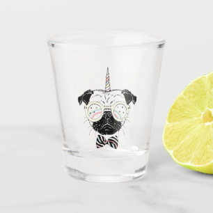 Pug Unicorn Be Unique Shot Glass