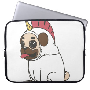 PUG UNICORN LAPTOP SLEEVE