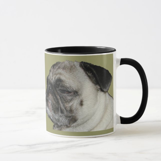 Pug Wake Up Mug (Right)
