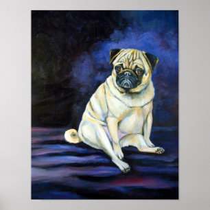 Pug Wall Print