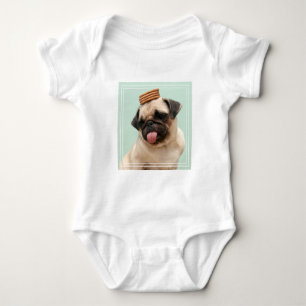 Pug Wants Treats Baby Bodysuit