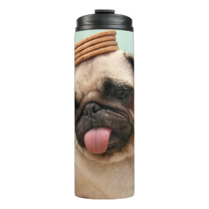Pug Wants Treats Thermal Tumbler
