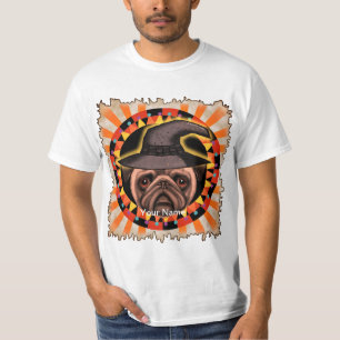 Pug Witch  T-Shirt
