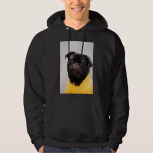 Pug with a yellow T-shirt Classic T-Shirt 946 Hoodie