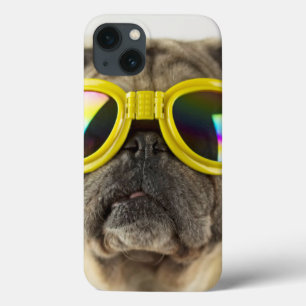 Pug with Goggles iPhone 13 Case