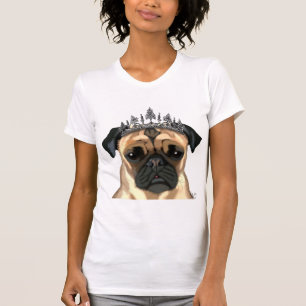 Pug With Tiara T-Shirt