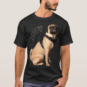 Pug  Women Men Pug Mum Dad Life Love Dog Pet 1 T-Shirt