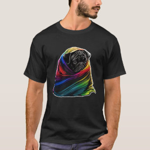 Pug Wrapped In a Blanket T-Shirt