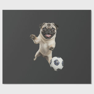 Pug   wrapping paper
